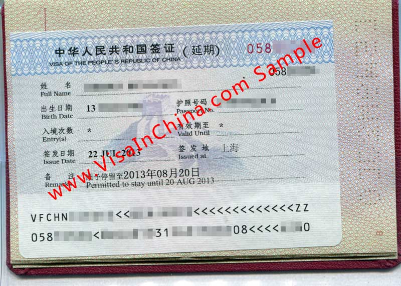 Chinese Visa Types 3