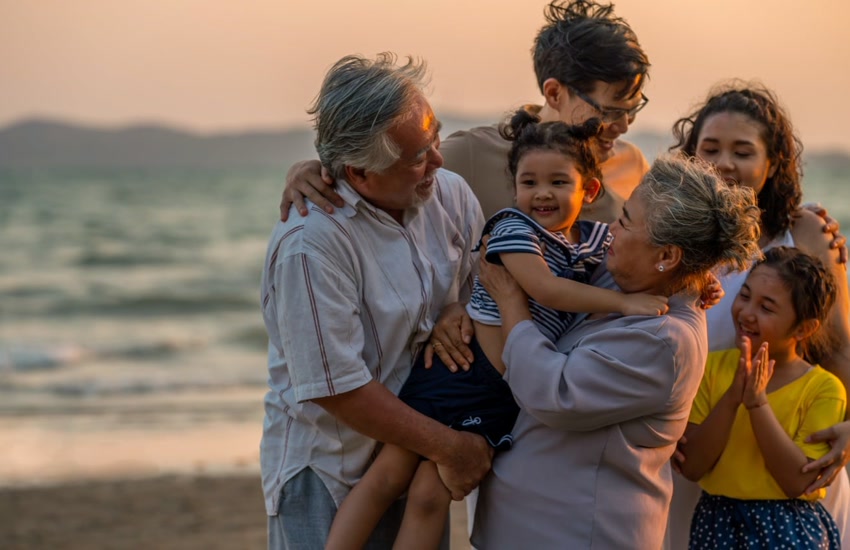 Multi-generational travel in Beijing
